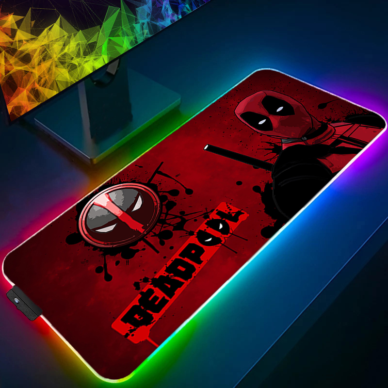 Pc Gaming Lounge - Alfombrilla de ratón LED para videojuegos,