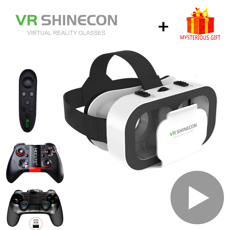 Vr Headset Pc - Shinecon-casco de realidad Virtual para teléfono
