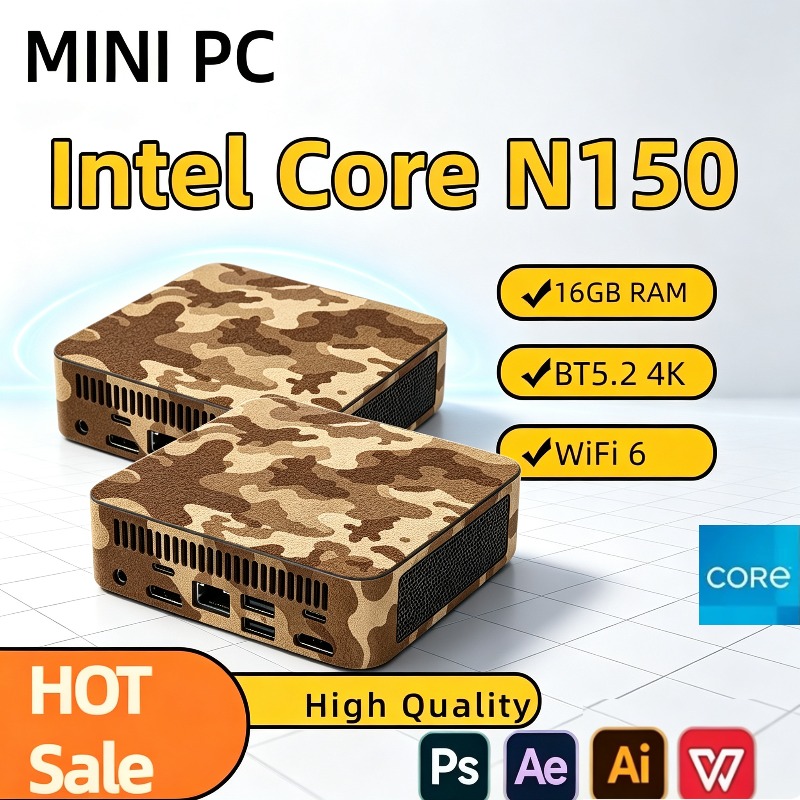 Pc Gaming Intel - Mini PC Compacto Intel N150, Computadora