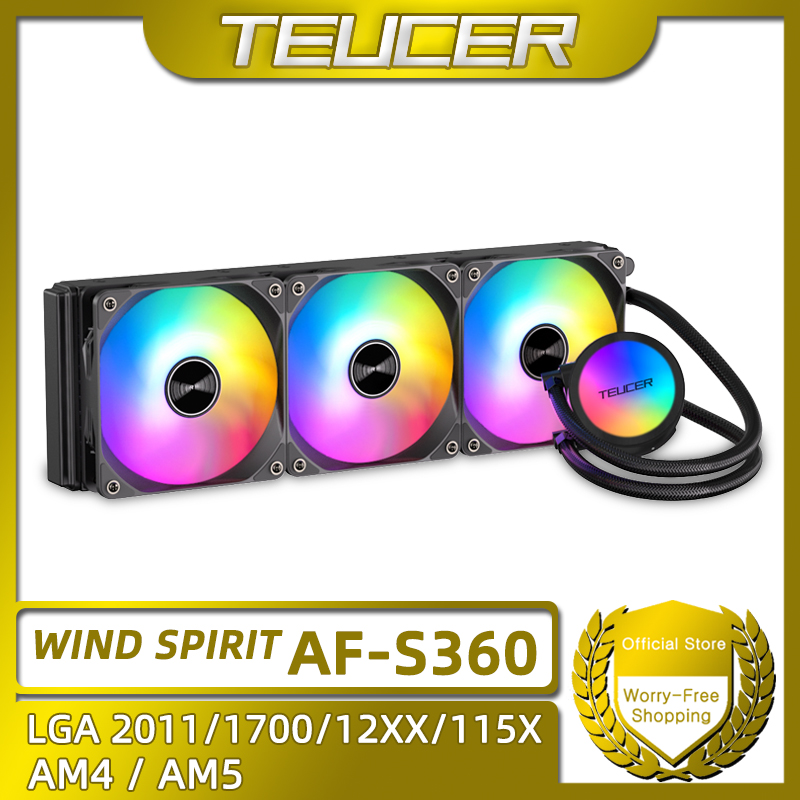 Pc Water Cooling - TEUCER AF-S360 CPU enfriador de agua
