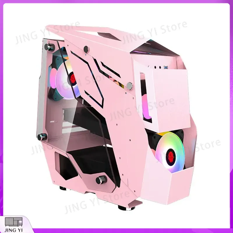 Pc Gaming Pink - Caja de PC para Juegos Mini