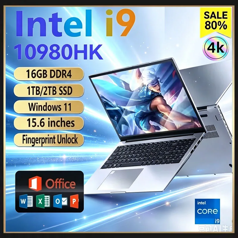 Pc Gaming Intel - Portátil de 15,6 pulgadas con procesador