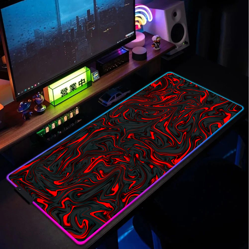Alfombrilla de Ratón RGB, Alfo - Pc Gaming Liquid reseña y precio