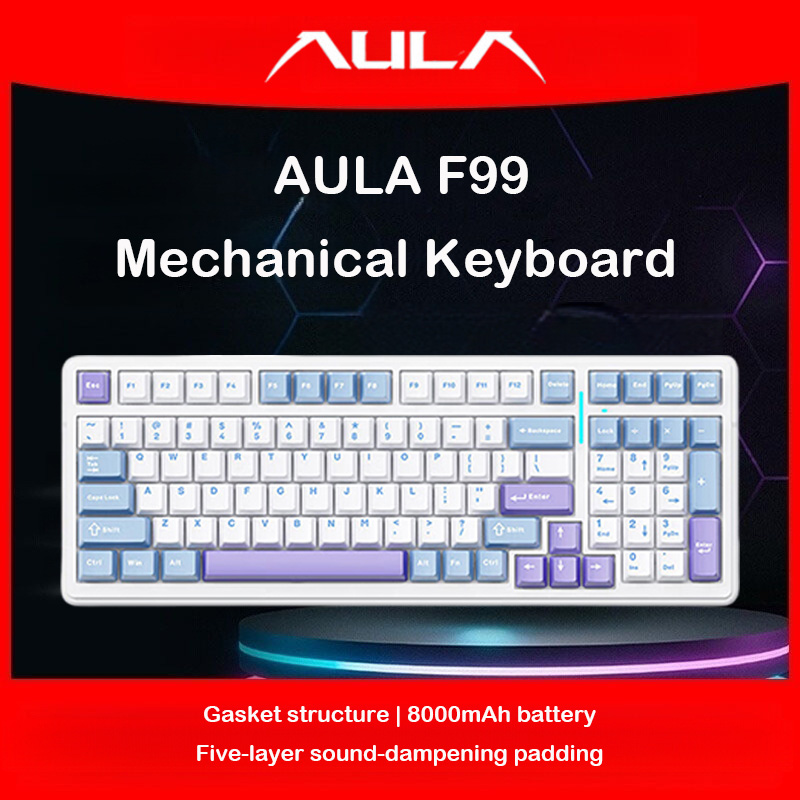 Teclado mecánico AULA F99, tri - Pc Gaming Lounge reseña y precio