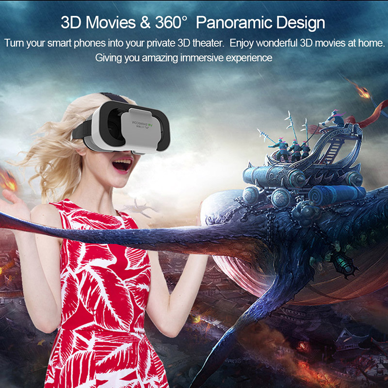 Shinecon-casco de realidad Vir - Vr Headset Pc reseña y precio