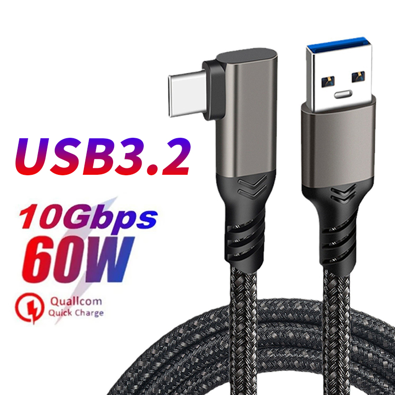 USB 3,2 Gen 2 codo 10Gbps Cabl - Vr Headset Pc reseña y precio